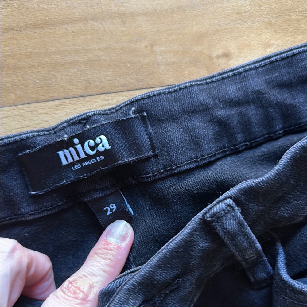 Mica Los Angeles Black Jeans